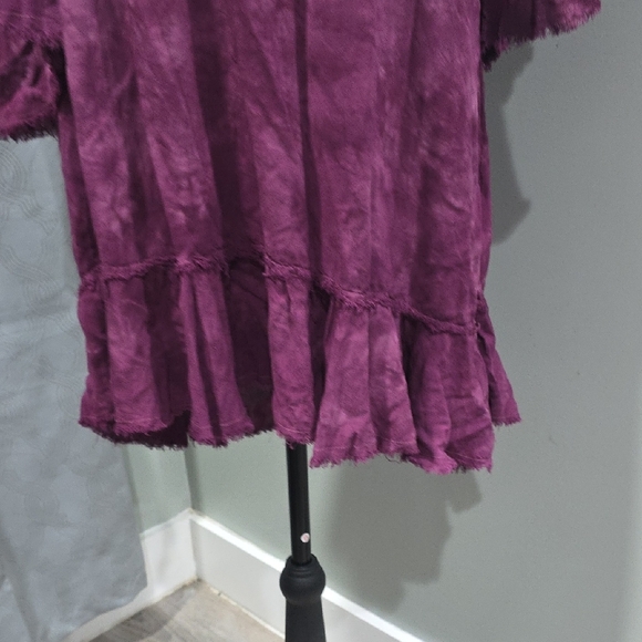Blue Life Asymmetrical Off-Shoulder Dress in Purple - Picture 5 of 6